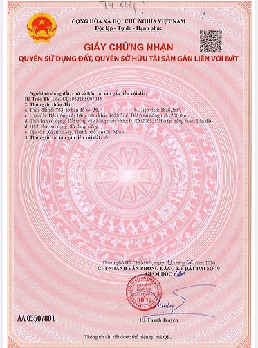 ĐẤT MẶT TIỀN ĐƯỜNG HUỲNH THỊ HẤU ( DƯỜNG 233 CŨ)