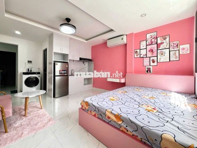 Phòng Studio giặt riêng, thoáng mát tại CMT8, Viettel Tower Chủ Quận 3