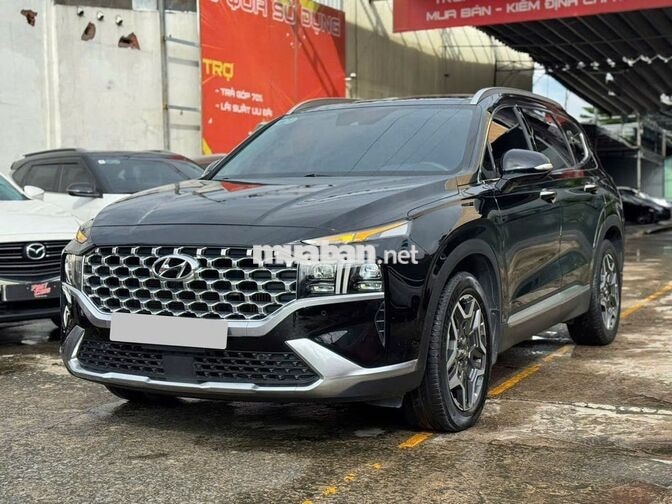 Hyundai Santafe Full dầu 2023 80.000km Đen