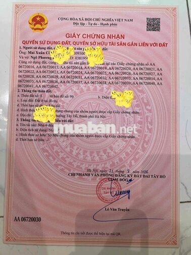 Bán Căn Mini Xuân La, Tây Hồ- Có Sổ Từng Căn. khá Mới Giá Rẻ Thoáng