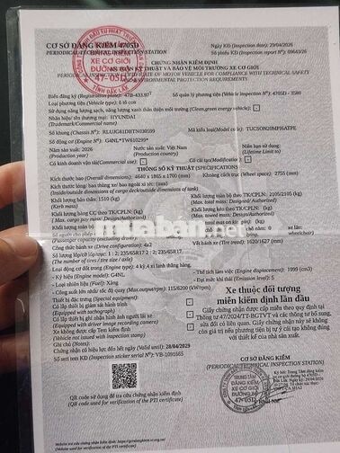 Hyundai Tucson 2026 2.0 at xe chạy 1196km