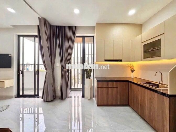 Căn hộ Tân Định ban công cho thuê 40m2 gần hồ Con Rùa Full nội thất Q1