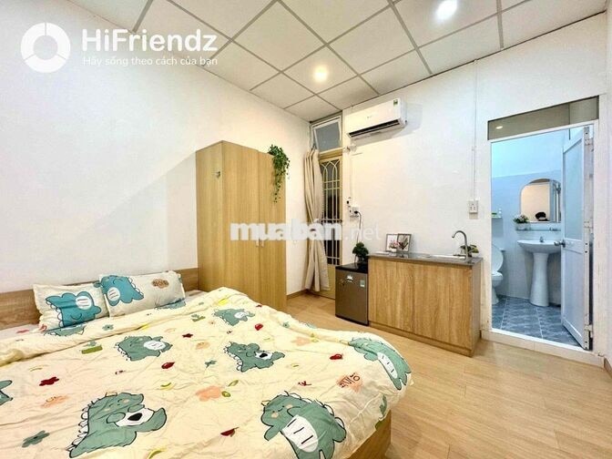 PHÒNG HSSV NGAY BỜ KÈ HOÀNG SA QUẬN 1-3-BÌNH THẠNH,FULL NỘI THẤT