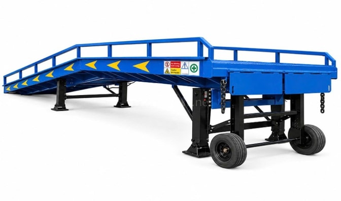 Cầu dẫn xe nâng chui container 