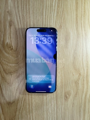 iPhone 15 Pro 128GB màu Trắng máy Zin mới 95% Pin 86% Full chức năng