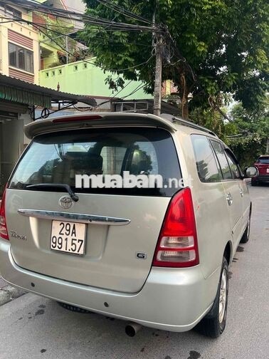 Toyota Innova 2007 Bạc Số sàn
