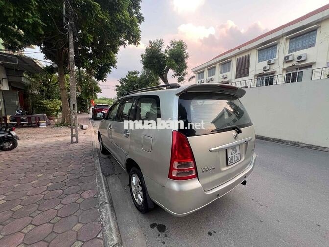 Toyota Innova 2007 Bạc Số sàn