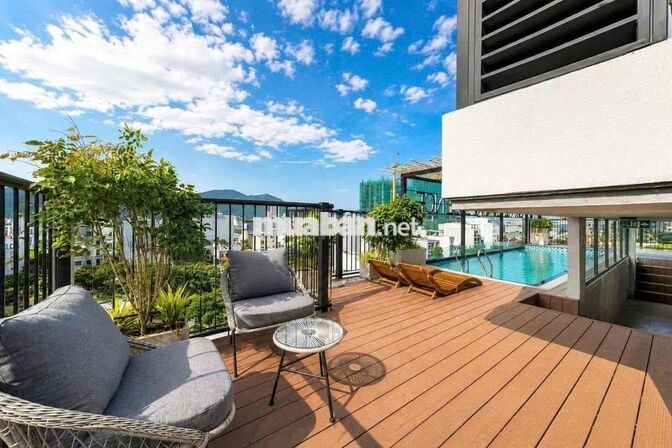 Luxury 2BR Beachside Apartment for Rent Rooftop Infinity Pool căn hộ