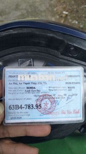 Honda Wave 2020 Xanh Đen Bạc 109cc