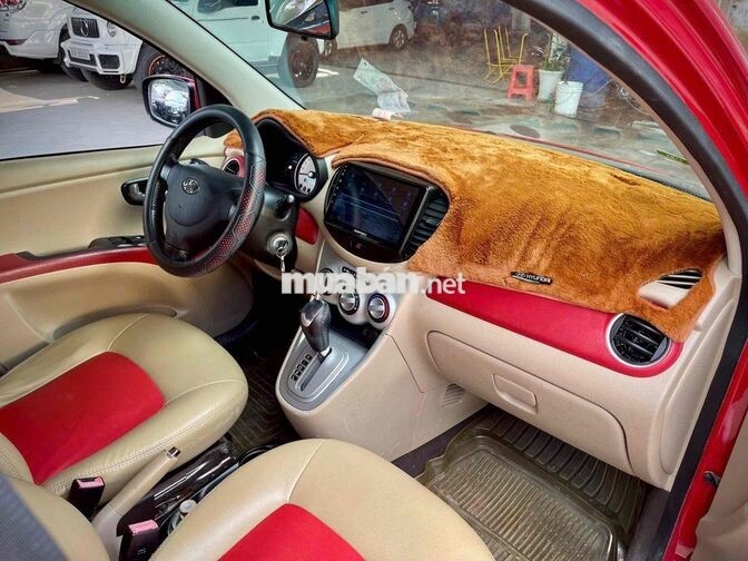Hyundai i10 2010 Bản đủ Tự động Xăng Đỏ