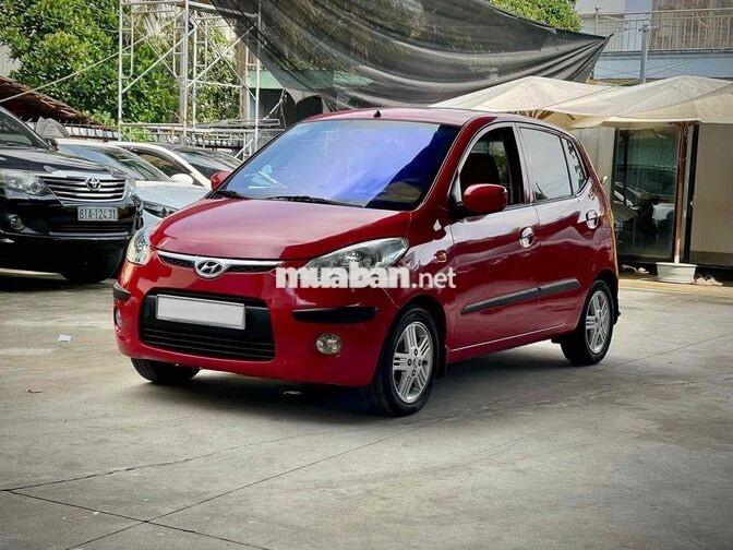 Hyundai i10 2010 Bản đủ Tự động Xăng Đỏ