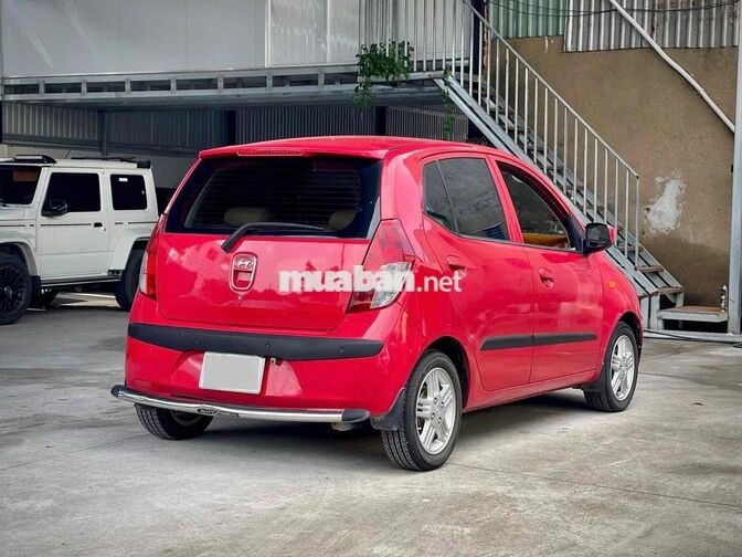 Hyundai i10 2010 Bản đủ Tự động Xăng Đỏ