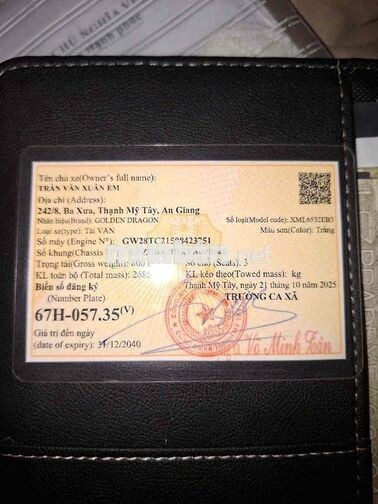 Xe Van Golden Dragon XML6532EB3 2015 Trắng
