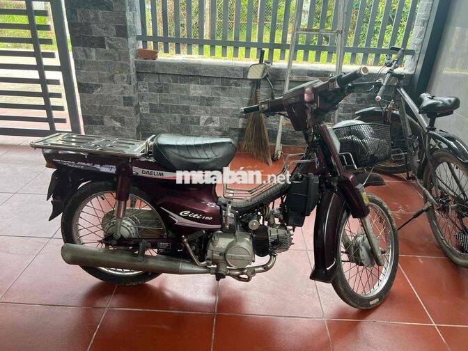 Xe số DAELIM City 100 Đỏ đô