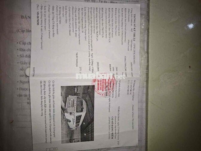 Xe Van Golden Dragon XML6532EB3 2015 Trắng