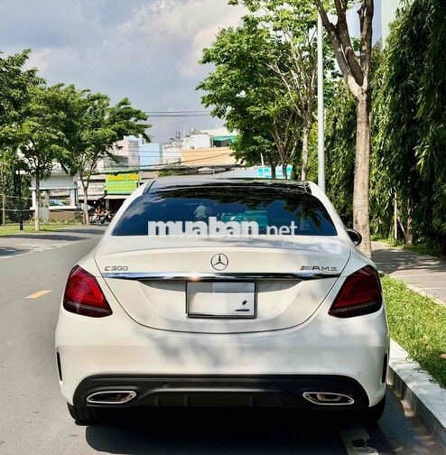 Mercedes C300 FL AMG model 2021 Trắng 55.000km