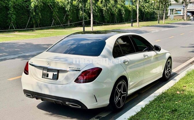 Mercedes C300 FL AMG model 2021 Trắng 55.000km