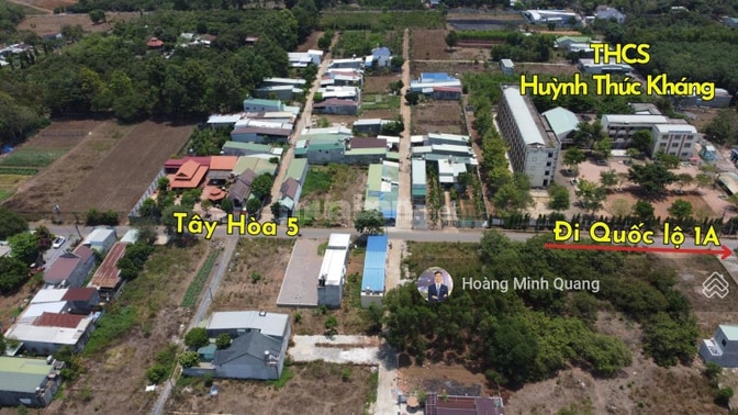 Đất thổ cư ngay khu dân cư đường Tây Hòa 5