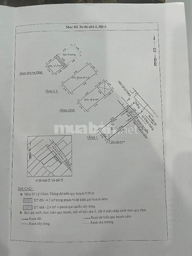Bán nhanh nhà hẻm 62 Lý Chính Thắng, P.VTS, Quận 3: 3.1m x 8.7m, 3lầu