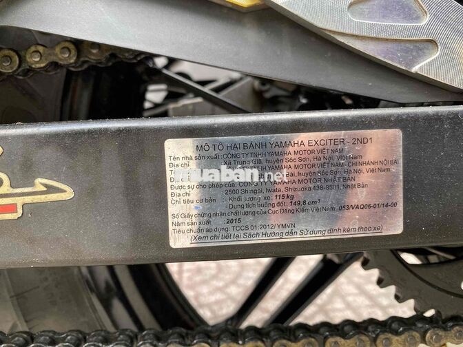 Exciter 150 Camo 2015 Bstp Chính Chủ Ký Giấy