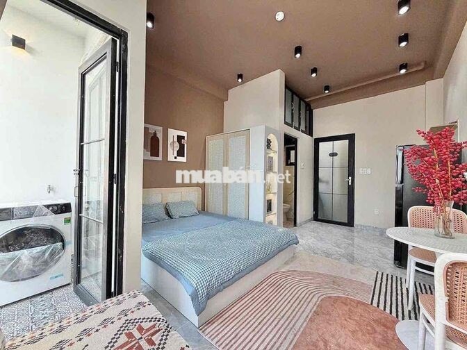 CHO THUÊ CHDV FULL NỘI THẤT - MÁY GIẶT RIÊNG NGAY GÒ DẦU, GẦN AEON TP