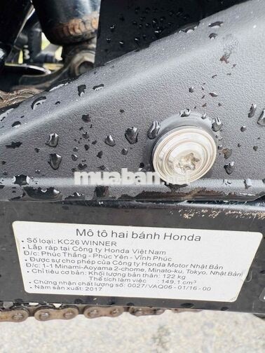 Honda Winner V1 2017 Trắng Bstp