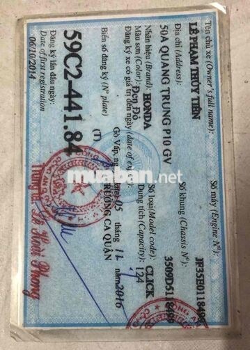 Honda Click Thái 2014 Đỏ Thái Lan