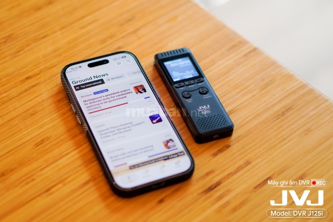 Máy ghi âm jvj J125i 64Gb Blacl