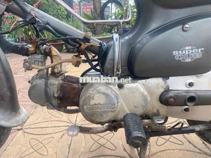 Honda Super Cub 50 Xám Cổ điển