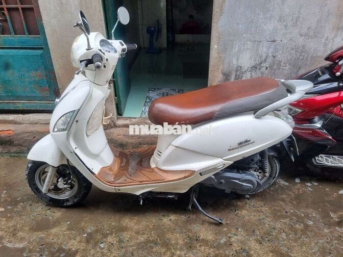 SYM Elizabeth Fi Trắng Xăng Xe tay ga