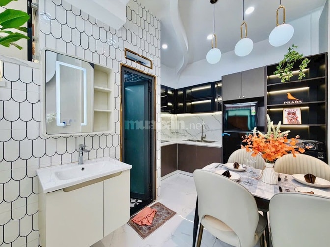 Nhà 1 lầu tuyệt đẹp Cao cấp hẻm xe hơi Nguyễn Văn Lượng, P17, Q.Gò Vấp