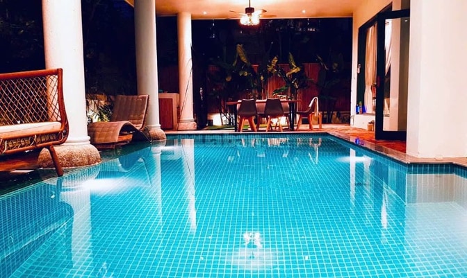CHUYỂN NHƯỢNG BIỆT THỰ HỒ BƠI KHU COMPOUND 153/3 NGUYỄN VĂN HƯỞNG - QU