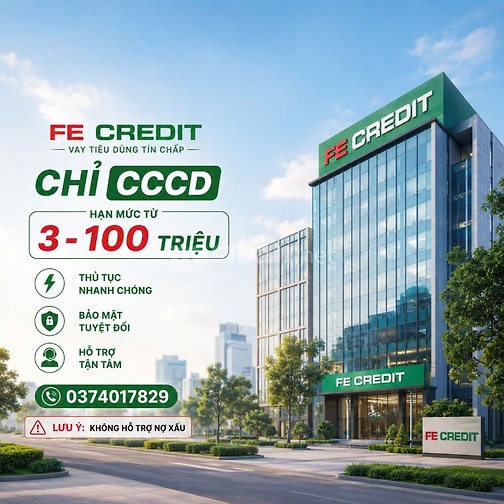 Tài chính: Hỗ Trợ Vay Vốn Tín dụng Fe Credit