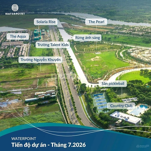 1PN 1WC 39 m2 1,5 tỷ CH Solaria Rise Waterpoint, CK 12%, 10% ký HĐMB