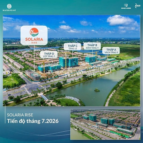 1PN 1WC 39 m2 1,5 tỷ CH Solaria Rise Waterpoint, CK 12%, 10% ký HĐMB