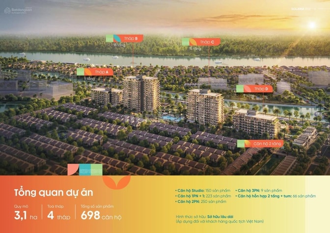 1PN 1WC 39 m2 1,5 tỷ CH Solaria Rise Waterpoint, CK 12%, 10% ký HĐMB