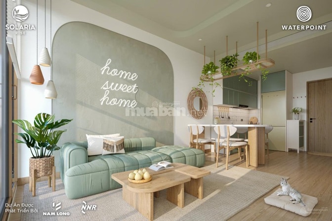 1PN 1WC 39 m2 1,5 tỷ CH Solaria Rise Waterpoint, CK 12%, 10% ký HĐMB