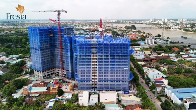 2PN 2WC 51,5m 2,1 tỷ căn hộ Fresia Riverside CK 4%, vay 75%, 25% HĐMB
