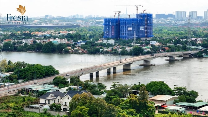 2PN 2WC 51,5m 2,1 tỷ căn hộ Fresia Riverside CK 4%, vay 75%, 25% HĐMB
