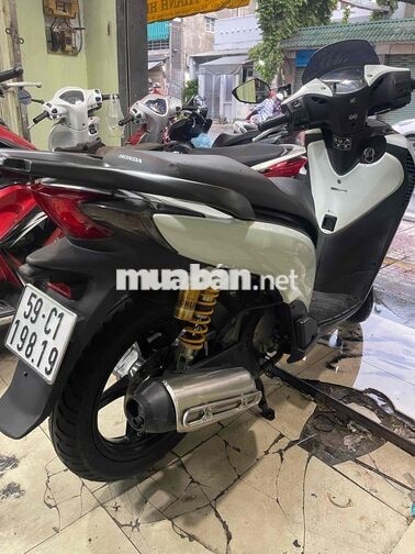 Honda SH 2010 Trắng phuộc Ohlins