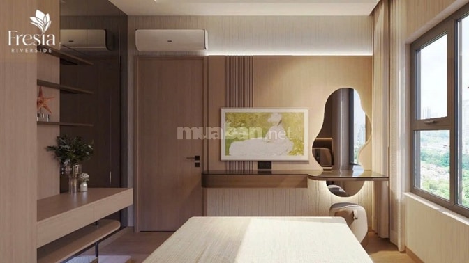 2PN 2WC 51,5m 2,1 tỷ căn hộ Fresia Riverside CK 4%, vay 75%, 25% HĐMB