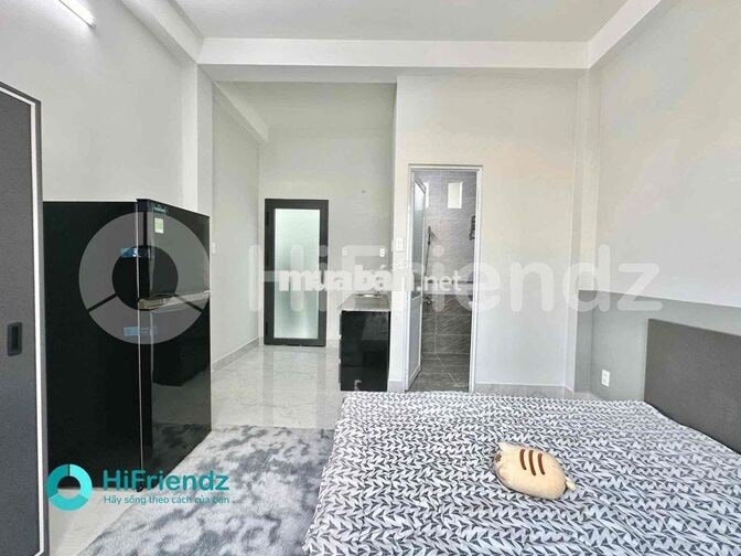 CHO THUÊ STUDIO FULL NỘI THẤT CỬA SỔ LỚN GẦN ÂU CƠ LẠC LONG QUÂN - HCM