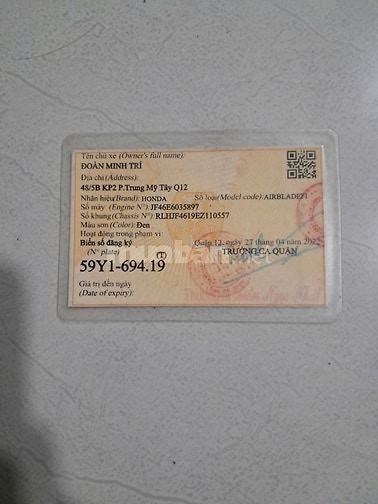BÁN XE AB MÀU ĐEN, CHÍNH CHỦ ĐỨNG TÊN CÀ VẸT, XE CÒN MỚI, MÁY MẠNH