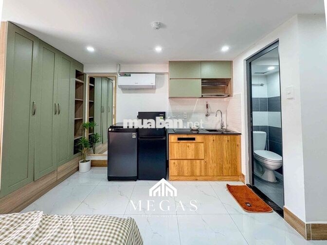 🔥Căn hộ studio FULL nội thất khu Bàu Cát Tân Bình, chợ Hoàng Hoa Thám