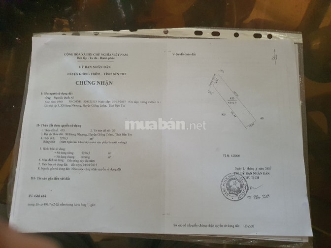 Bán nhà, đất, cửa hàng đang hoạt động 