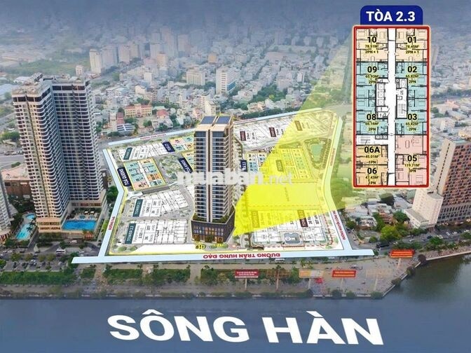 BÁN CĂN HỘ 1PN TRỰC DIỆN SÔNG HÀN - CAPITAL SQUARE