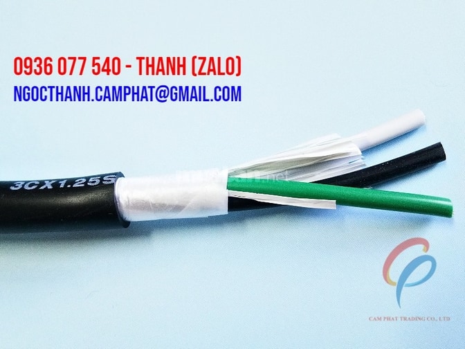 Cáp Điều Khiển Sangjin RVV 3C x 1.25 MM2 - Cẩm Phát