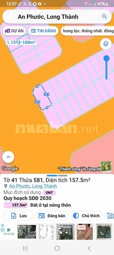 Chính chủ bán lô góc 2 mặt tiền 157.5m2 đất lô góc Thung lũng xanh