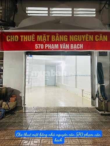 Cho thuê nhà mặt tiền chợ Phạm Văn Bạch, Gò Vấp, 4x16m, giá 20tr/th