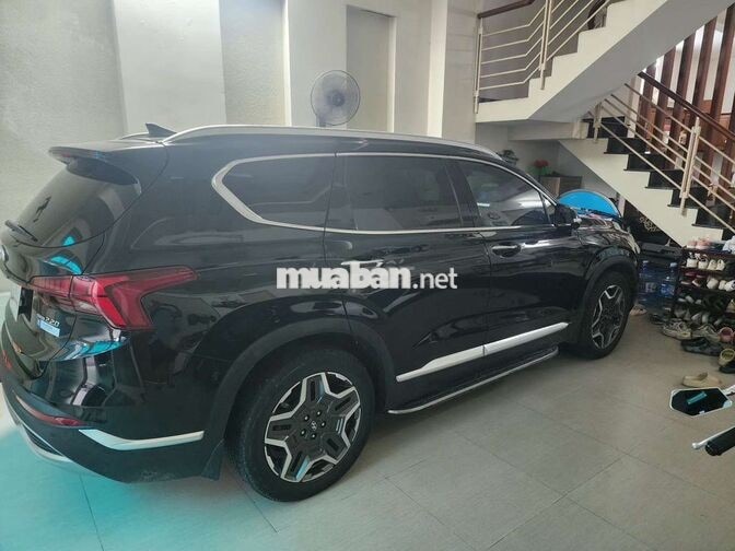 Hyundai Santafe Premium Htract 2022 Đen 7 vạn